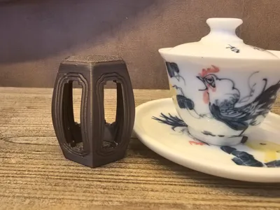 Hexagonal Openwork Lid Rest