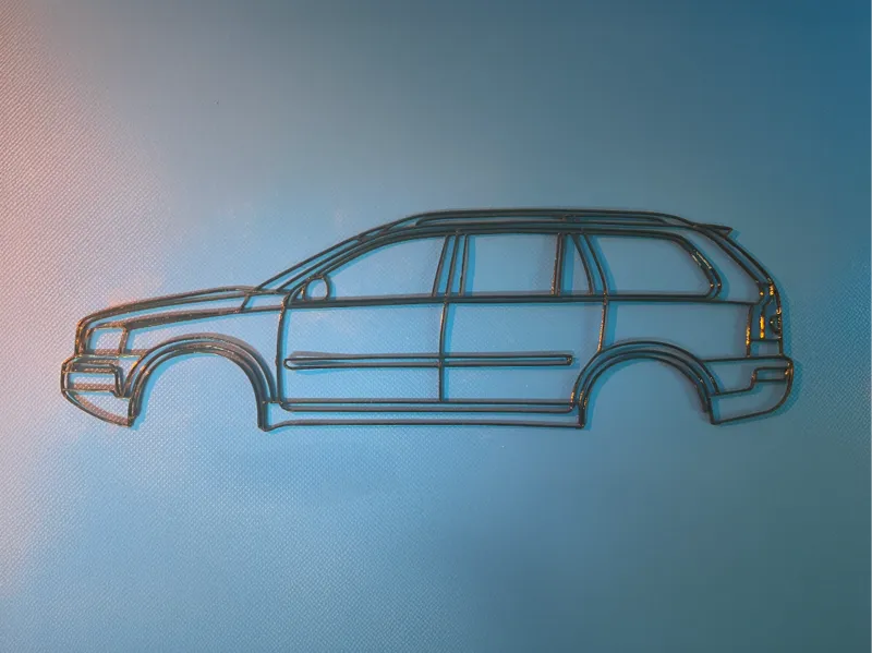 Volvo XC90 (1st gen) Side Profile –  Wall Art