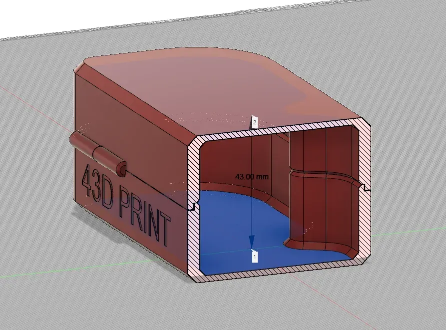 Glasses case NO SUPPORTS by 43D PRINT MakerWorld: Download Free 3D Models
