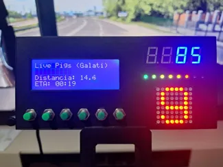Simhub Dashboard - Gear, speed, rev, LCD, buttons