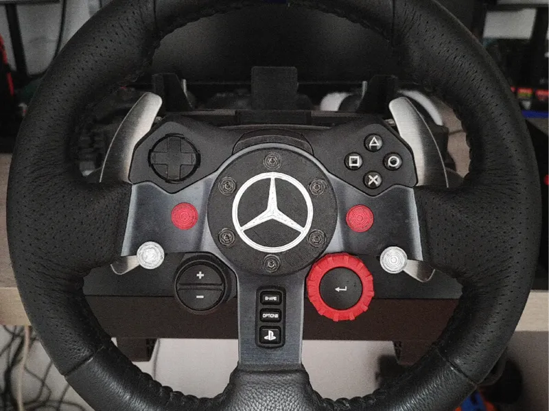 Mercedes logitech g29 tapa central