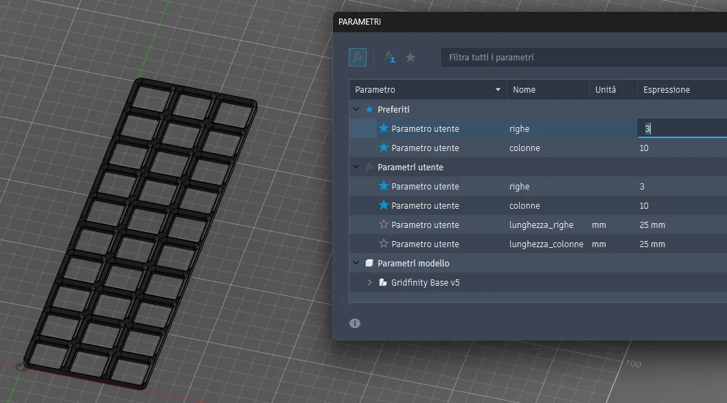 Gridfinity base 25x25 [mm] by Leonardo Toccafondi MakerWorld: Download ...
