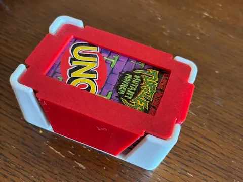 Card holder for top