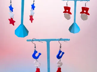 Independence Day Earrings