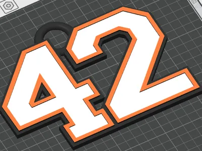 Cadena Varsity Sports Number – Colgante