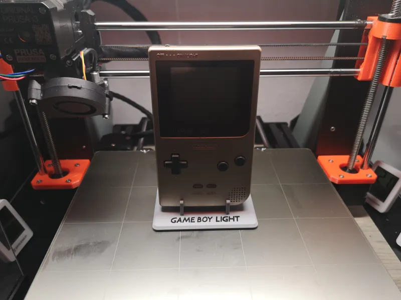 Game Boy Light Display Stand - Adjusted angle