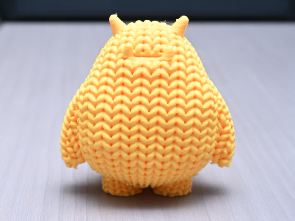 Knitted Little Monster by mRed MakerWorld: Download Free 3D Models
