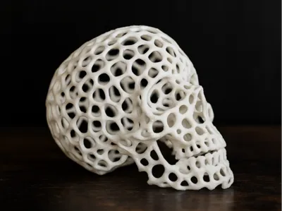 Voronoized Skull