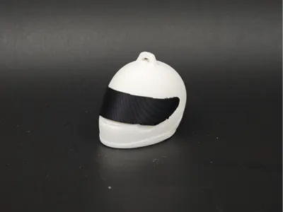 F1 Racing Helmet Keychain