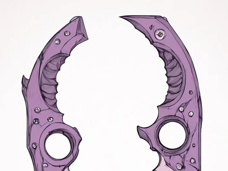 Intricate Double Bladed Design