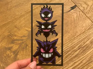 Quadretto evoluzione Gengar