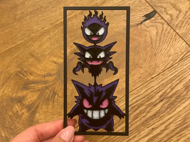 Quadretto evoluzione Gengar