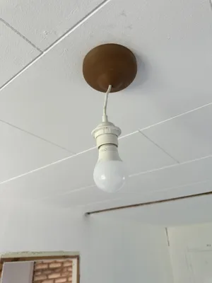 Lamp hanger / outlet (CeilingBoob). Screw on