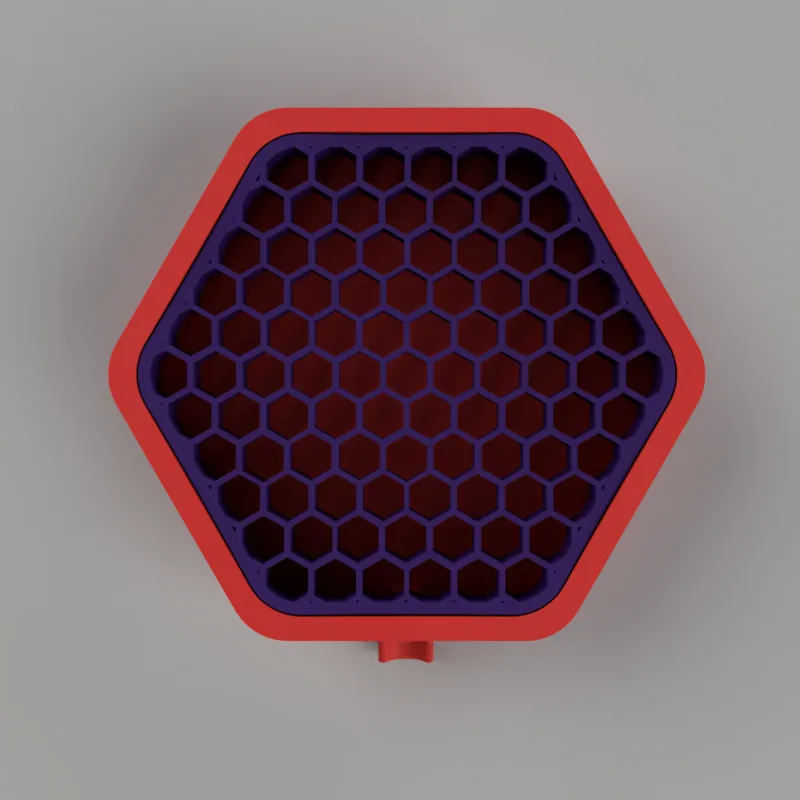 PORTE SAVONS NID D'ABEILLE