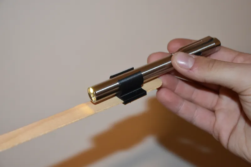Medical Flashlight Spatula Holder