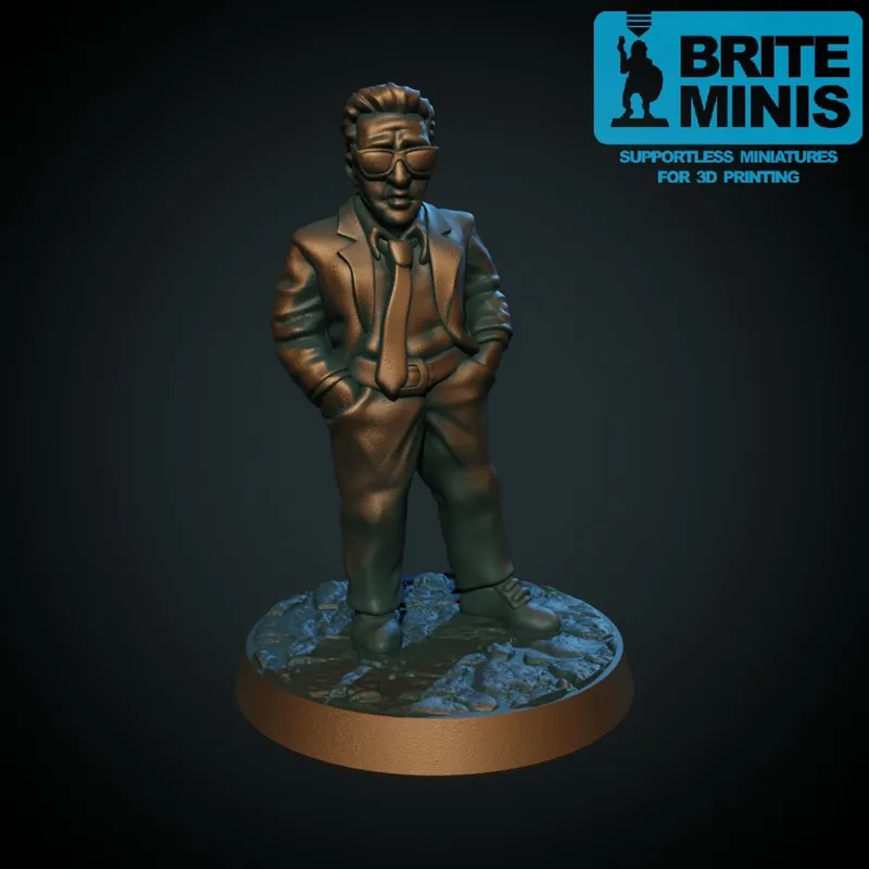 Mr Blonde (supportless, FDM-friendly)