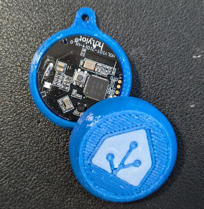 Keychain with HomeAssistant logo for holyiot