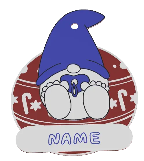 Newborn christmas ornament gnome
