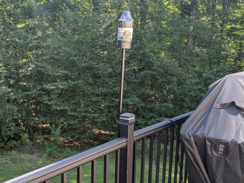 Deck railing post TIKI holder (RDI railings)