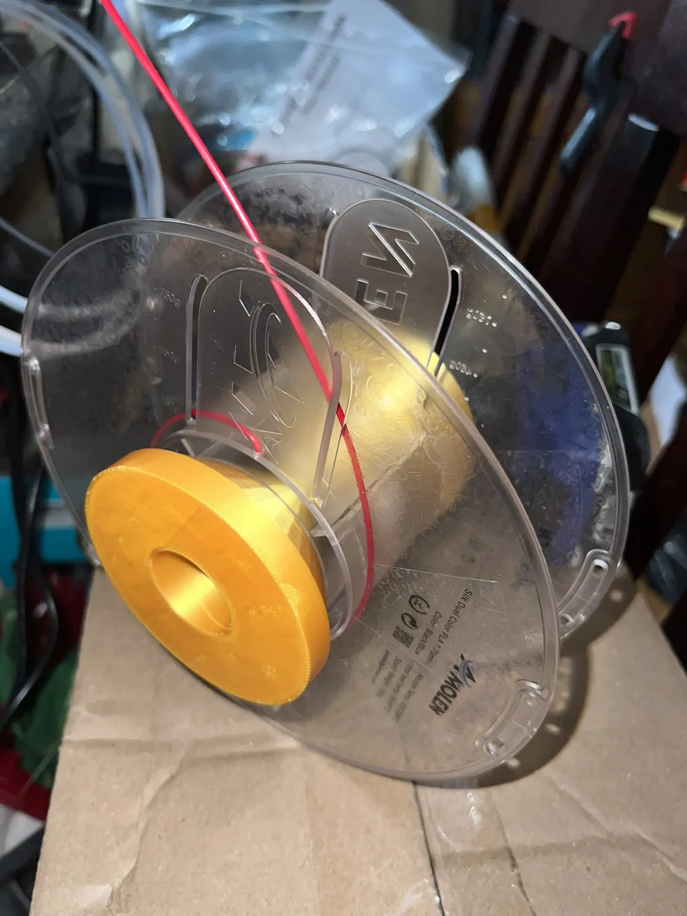 Drill Powered Filament Re-Spooling Tool by Devlin MakerWorld: Download ...