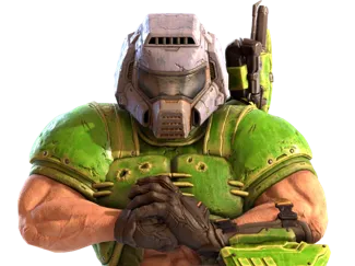 CLASSIC Doom guy helmet (DOOM II)