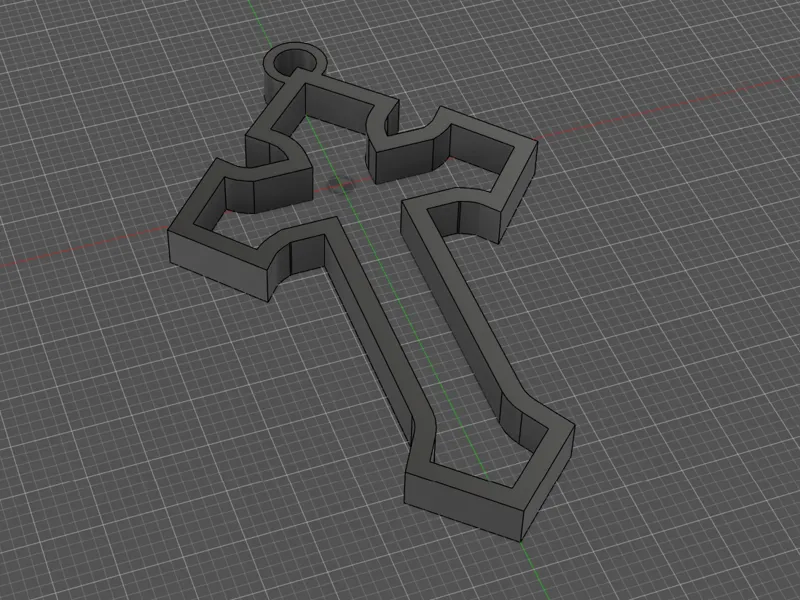 cross keychain - Llavero de cruz