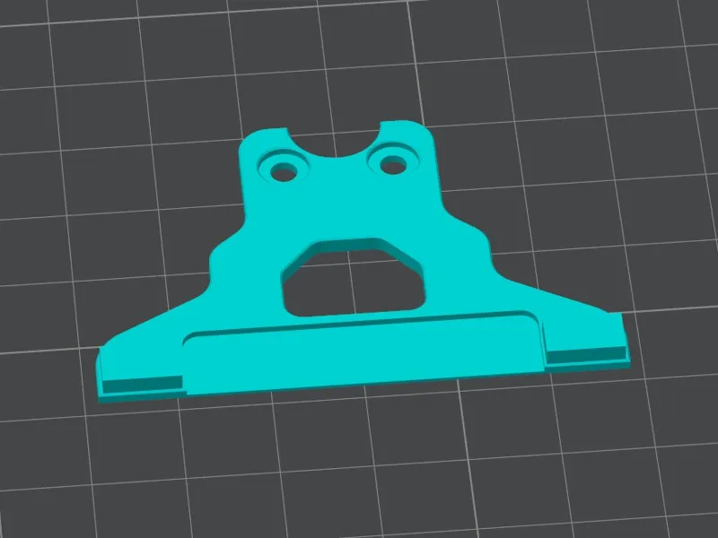 Creality K1C Replacement nozzle wiper bracket