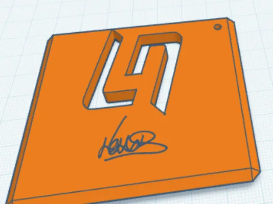 Lando Norris Keychain