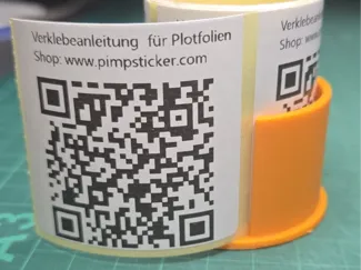 Etikettenhalter / Abroller für Etiketten