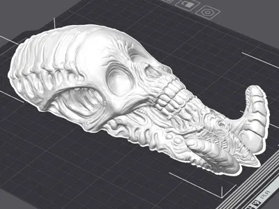 Giger Skull wallhook