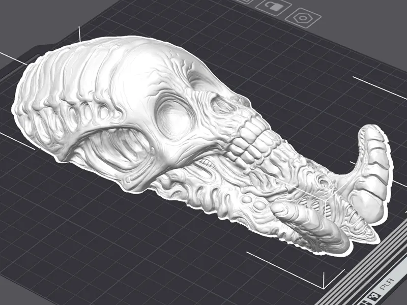 Giger Skull wallhook