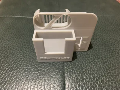Bamboo Waste Box and Scraper Holder 2-in-1