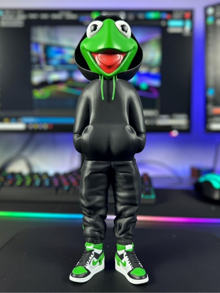 Urban Vibes The Muppet King Kermit the Frog - Free 3D Print Model
