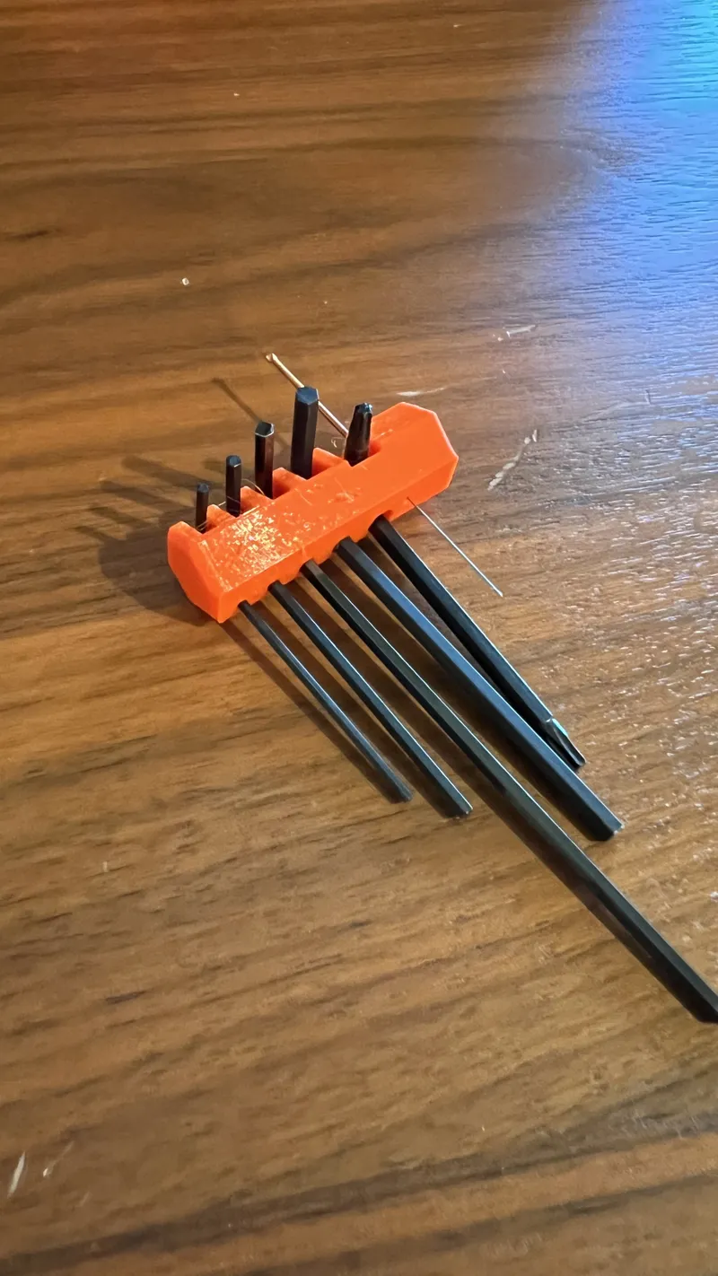 Allen Key Peg And Needle - Honeycomb Storage Wall