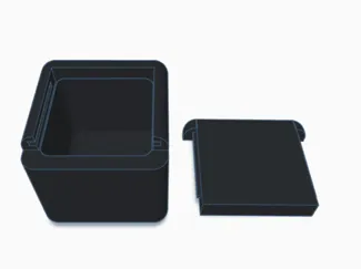 Sliding lid box