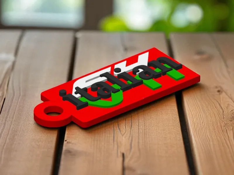 F4 V11 Italian key chain
