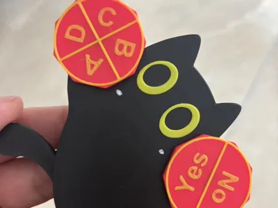 Multiple Choice Answerer (Cat's Handkerchief Version)