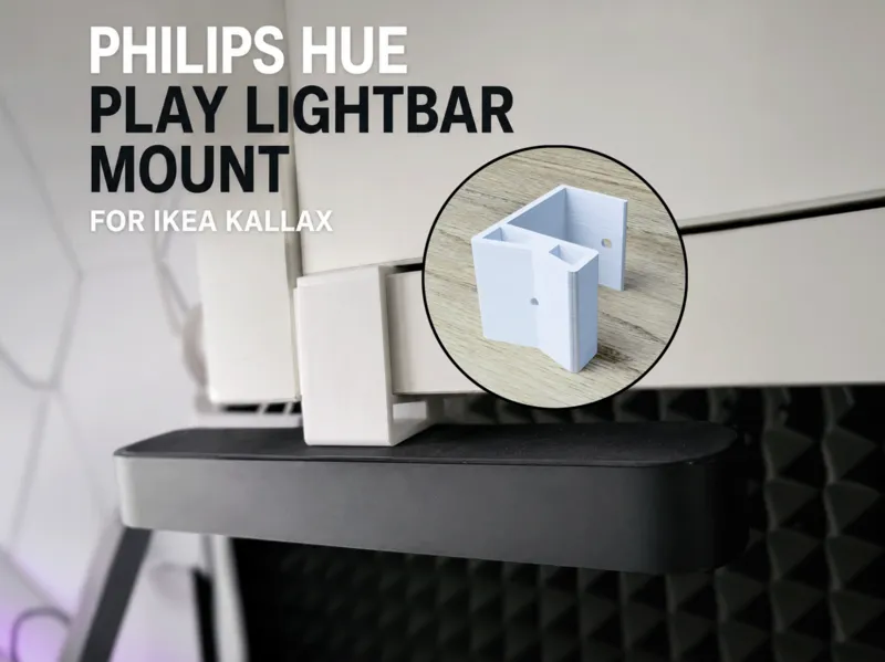IKEA Kallax Mount for Philips Hue Play Lightbar