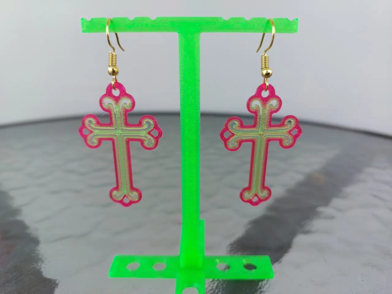 Christian Cross Earrings view 4