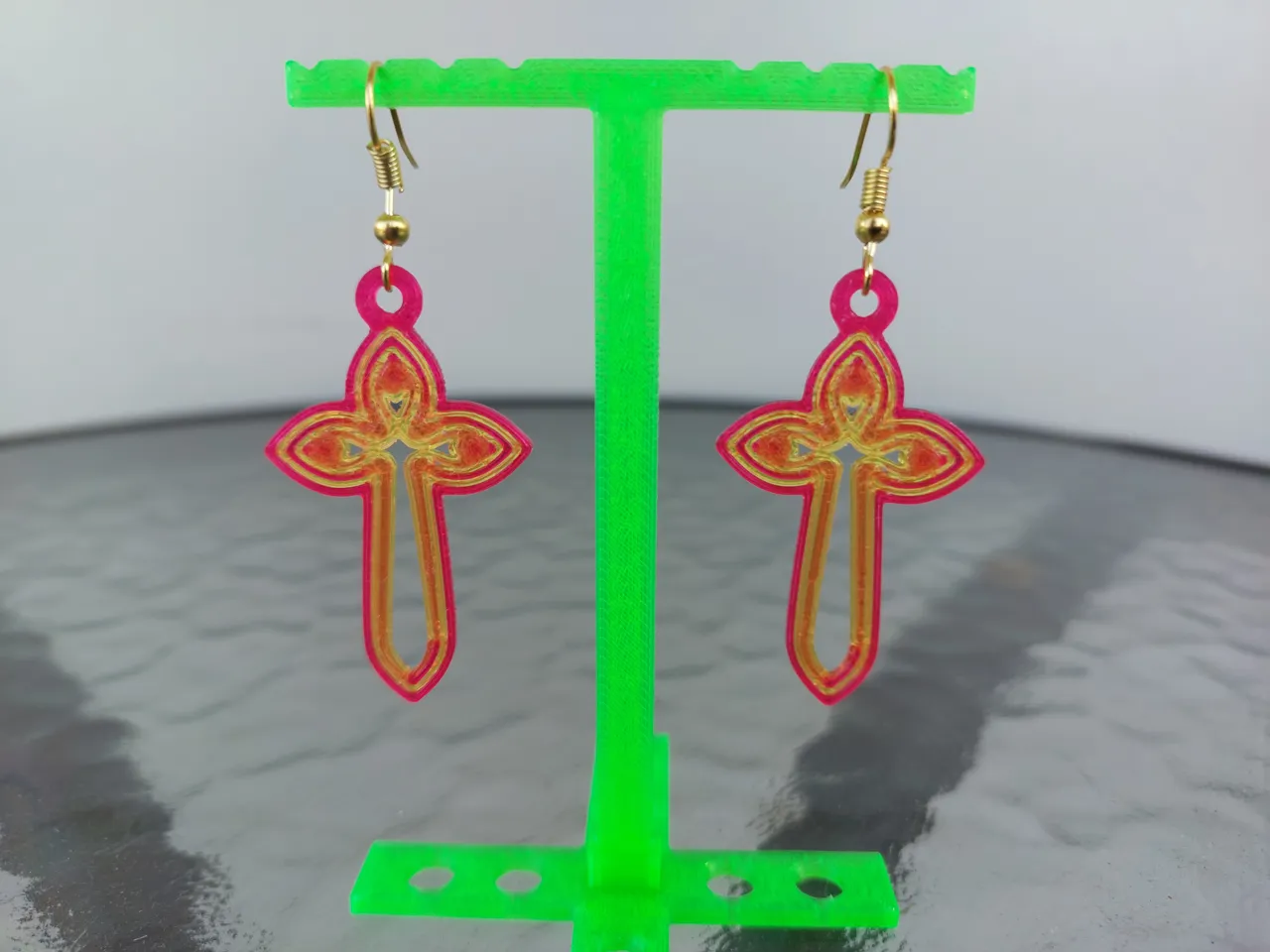 Christian Cross Earrings view 3