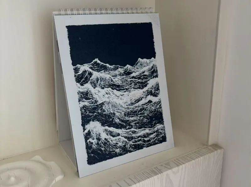 浮雕画——和菜头《浪催》