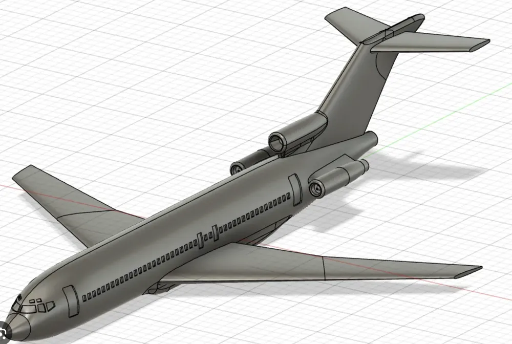 Boeing 727 by plane 771 MakerWorld: Download Free 3D Models