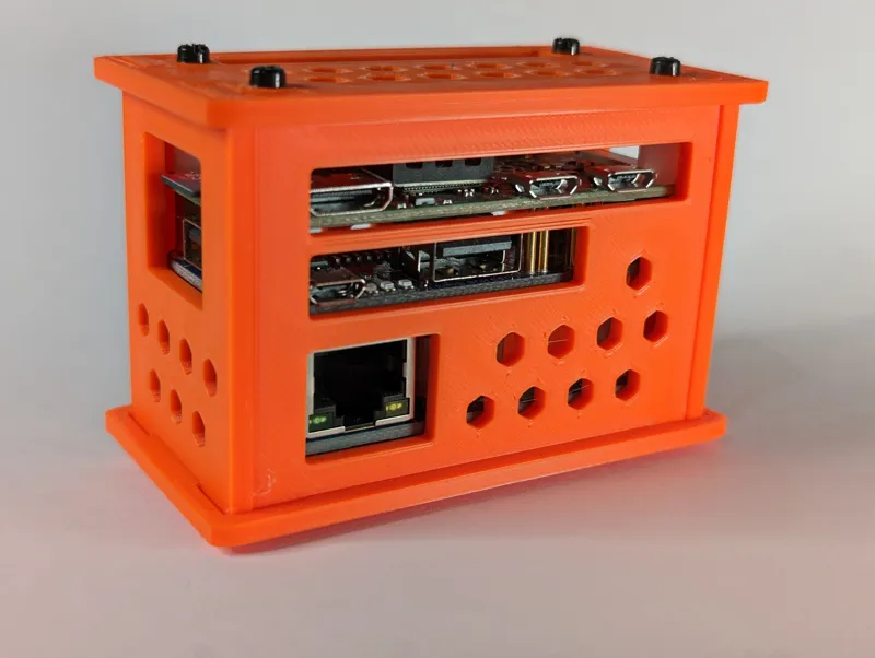 Raspberry Pi Zero W/WH Waveshare Ethernet POE Case
