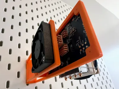 Bitaxe Open Air Mount for IKEA Skadis (KWSx5)