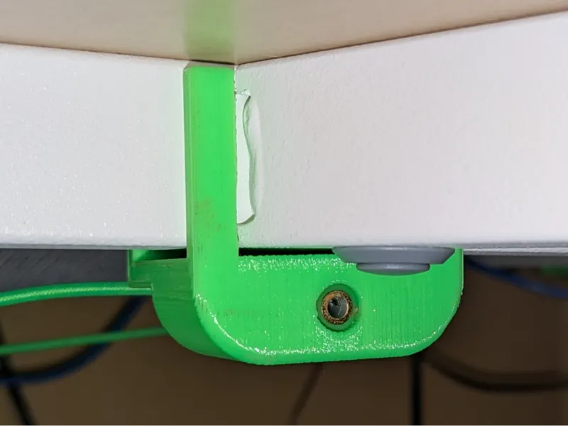 Aux / 3.5mm Port Mount for Ikea Bekant L-Shape