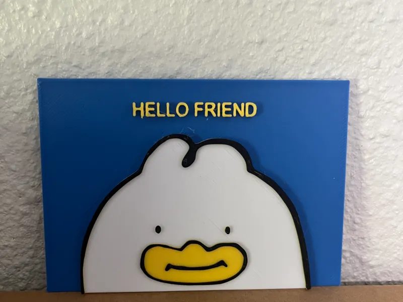 Hello Friend Card from Kpop Demon Hunters NO AMS