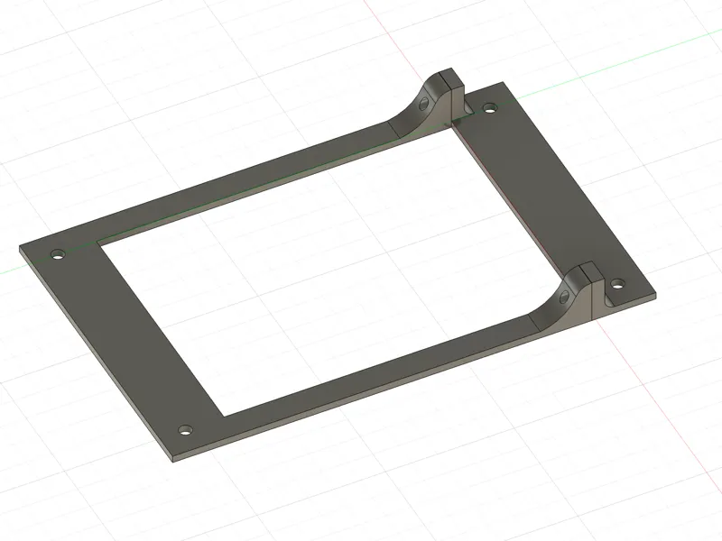 AC hose(pipe) square mount