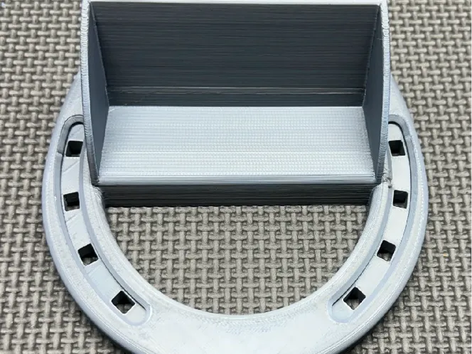 Horseshoe business cardholder holder