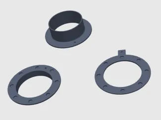 纱窗磁吸排气配件 适用于100mm风管， 磁铁用10X3 