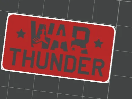 WAr Thunder sign logo